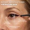 Kehyla Beauty Eyeliner for mature Women, Gel Cream Pencil with Soft Glide Formula, Smudge-Proof Long-Lasting Eye Liner for Smooth Precision and All-Day Definition