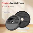 Adjustable Dumbbells, 30lbs Free Weight Set with Connector, 4 in1 Dumbbells Set Used as Barbell/Kettlebells/Push up Stand, Fitness Workout Equipment for Home Gym for Youth,Women/Men (Black 30LBS (15LBS*2) + Kettlebell Handle (1.76LBS*2))