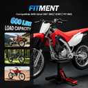 600Lbs Capacity Stand No Hydraulic Dirt Bike Stand Lift-Red