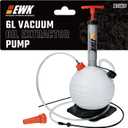EWK 6L Vacuum Oil Extractor Pump, Portable Fluid Extractor Oil Change Pump for Automotive, Marine Boat, Jet Ski, Fast Oil Change & Quick Drain Fluid Transfer Pump