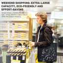 Beach Bag, Large Mesh Beach Bag Waterproof Sandproof, Beach Toy Tote Bag, Pool Bag with Pockets,Comfertable Strap