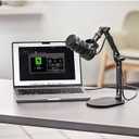 RDE PodMic USB Versatile Dynamic Broadcast Microphone With XLR and USB Connectivity for Podcasting, Streaming, Gaming, Music-Making and Content Creation (Black)