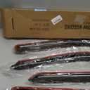 Window Visors Rain Guards for 2017-2026 Ford F250-F550 Super Duty SuperCrew, Out-Channel Window Vent Wind Deflectors Visors Shades for 17-26 F-250 F-350 F-450 F-550 SD Crew Cab, for Full-Size Cabs