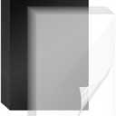 120 Pack Clear Binding Covers and Backs 8.5 X 11 Inches 12 Mil Sand-Textured Polycover, 10 Mil Presentation Binder Covers for Spiral Binding with Clear Front, Letter Size, Square Corners, Un-Punched