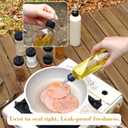 11-Piece Camping Spice Kit - 6 Powder & 3 Liquid Containers with Leakproof Lids, Portable funnel, EVA Hard Case - Portable Seasoning Set for Hiking, BBQ, RV Travel - BPA-Free PET Bottles