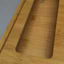 SpaceAid Bag Storage Organizer for Kitchen Drawer, Bamboo Organizer, Compatible with Gallon, Quart, Sandwich and Snack Variety Size Bag (1 Box 4 Slots)