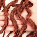 8Packs Faux Locs Crochet Hair 24Inch Crochet Locs,Ginger Soft Locs With Curly Ends Boho Faux Locs Crochet Hair for Black Women (Size: 24 Inch (Pack of 8)