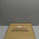 W10830162 Refrigerator Door Seal, 1-Pack W10830162 French Refrigerator Door Gasket Compatible with Whirlpool etc, Fit Model WRF535SMBW00, KBFS20EVMS13, Replaces 12723206AP W10179332, 39.7 x 16.9"