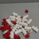 20 Pack Horizontal Chicken Water Nipples with 1/2'' PVC Tee Fittings Automatic Chicken Water Feeder Easy Install Chickens Nipples Waterer Horizontal Side Mount Poultry Nipple Waterer