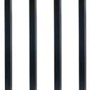 QLLY 32 inch Adjustable Metal Desk Legs, Square Office Table Furniture Leg, Set of 4 (32 inch)