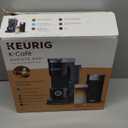 Keurig K-Caf Barista Bar Single Serve Coffee Maker and Frother, with 3 Brew Sizes, Hot and Cold Coffee Capabilities, 2oz Coffee Shot Button, Black