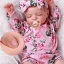 BABESIDE Lifelike Reborn Baby Dolls - Sleeping Realistic Newborn Soft Body Real Life Girl Dolls with Accessories Gifts for Kids Age 3 + & Collection, 20 inches