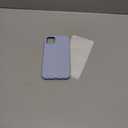 Miracase Designed for iPhone 11 Phone Case, with Screen Protector, Liquid Silicone Gel Rubber Full Body Drop Protection Shockproof Cover Phone Case for iPhone 11 6.1 inch, Clove Purple