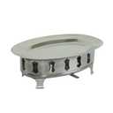SLFD002 Chafer Platter, 16", Oval, Includes: Platter & Stand, Stainless Steel