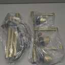 QIYIZM Gold Floor Lamp for Living Room,Bedroom,Mid Century Modern Standing Lamp Brass Tree 3 Light Tall Floor Lamps Vintage Retro Floor Lights Glass Green Flower Lamp Shade Farmhouse Boho Bohemian