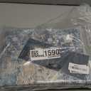 jinchan Runner Rug 3x7 Vintage Hallway Rug Kitchen Washable Runner Retro Floor Cover Lightweight Non-Slip Low Pile Thin Distressed Carpet for Entryway Bathroom Laundry Room Bedroom Stairway Blue