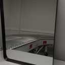 VooBang Bathroom Mirror 24x32 inch, Black Gorgeous Deep Frame Wall Mirror, Modern Round Corner Bathroom Vanity Mirror for Bedroom, Living Room, Hanging or Leaning Horizontal or Vertical, Black