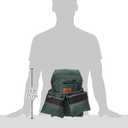 Jetech Tool Belt Pouches Bag with 4 Pocket - Heavy Duty Utility Pouch for Electrician, Carpenters, Craftsman, Gardening