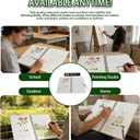 Watercolor Workbook, Water Coloring Book,Watercolor Paint Set, Beginner-Friendly Watercolor Workbooks, with 12 Colors Watercolor Paint Set with Paint Brush (2PC(A+B))