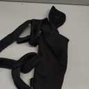 Dog Rear Leg Sleeve to Prevent Licking - Comfortable Recovery Sleeve for Back Hind Leg, Wound Recovery After Surgery for Torn ACL/CCL TPLO, Cone Alternative,Upgraded Threaded Opening (Jet Black)