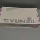 YUNZII C75 Wireless Mechanical Keyboard,75% Layout, Hot-Swappable NKRO,BT5.0/2.4G/USB-C Mode,Dye-Sub PBT MOA Keycaps,RGB Gasket Mount,Cute Cake Design for Mac/Win/Gaming (Purple, Milk V2 Switch)