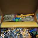 Sand Construction Kit with Big Foldable Sandbox and 2.2lbs Moldable Sensory Play Sand, Truck Toys Including Castle Molds and Other Accessories - 36Psc Set Easter Gifts for Kids 3+