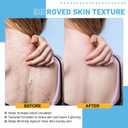 2 x 1PC Silk Gloves for Dry Brushing,Bath Glove Raw Silk Massage Gloves Ayurvedic Massage to Reduce Cellulite - Spa Quality Bathing Accessories for Skin Care & Lymphatic System Care (White)