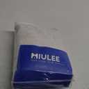 MIULEE Natural White Linen Curtains 105 Inch Length 2 Panels for Bedroom Living Room, Soft Thick Linen Textured Window Drapes Semi Sheer Light Filtering Back Tab Rod Pocket Burlap Look Decor