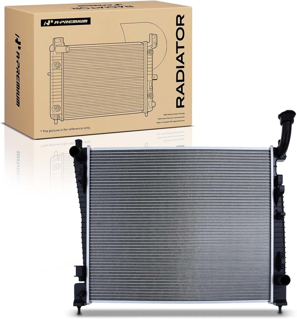 A-Premium Engine Coolant Radiator Assembly Compatible with Jeep Grand Cherokee 2011-2018 & Dodge Durango 2011-2019, 3.6L 5.7L 6.4L, Automatic Transmission