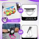 Stocking Stuffers for Teen Boys Girls Gifts Cell Phone Stand Upgrade Adjustable Rock on Lazy Phone Stand for Desk Cool Funny Gadget Gifts for Christmas Adult Men Women Wife 2Pack Hot Pink Orange Red