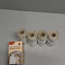 Linen Fabric, Dark Beige, 4 Pieces