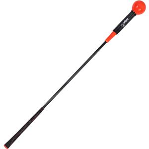 Golf Swing Trainer Aid 48" Warm-Up Stick for Strength Flexibility Tempo Training Golf Practice Aid with Weighted Head Swing Corrector for Men Women