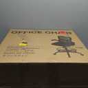 ErGear Drafting Chair, Standing Desk Chair with Flip-Up Armrests, High Desk Chair Adjustable Height, Ergonomic Tall Office Chair with Lumbar Support and Adjustable Footrest Ring (Black)