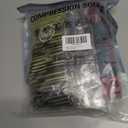 Bluemaple Thigh High Compression Socks for Women and Men Circulation(3 Pairs) Over the Knee-Best Support for Running,Travel (Small-Medium, Pink/Grey/Fluorescent Green)