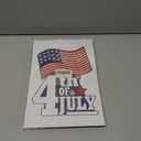 4 x 9 Sheets 4th of July Window Clings, Patriotic Independence Day Window Stickers Watercolor American Flag Stars Firework Reusable PVC Stickers for Glass Mirror Decoration Supplies