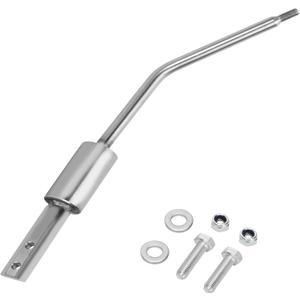 for Dodge ram G56 2500 3500 Shifter,Replace Dodge ram Manual Short Throw Standard,Short Throw Truck Standard Bent Shifter-Medium Lever,Stainless M10 1/2" Stud (2006.5+) Noise Present 2 YR GNTEE