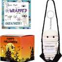 Christmas Stocking Stuffers Adopt Crochet Mummy Knitting Doll Gift with Gift Box Positive Card for Women