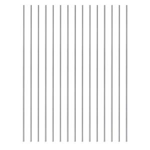 Feelers Aluminum Round Rod 5/32"(4mm) Diameter 6061 Aluminum Solid Stick for DIY Craft, 150mm Length, 10 pcs (5/32" Dia)
