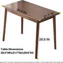 Solid Wood Desk with Drawers, Wooden Computer Desk for Home Office, Gaming Study Desk for Small Spaces, Writing Work Desk for Bedroom,Easy Assembly (Walnut Color 39.4 inch), 47"W 21"D 30"H