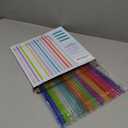 24 PCS, Reusable Straws with 4 Brushes, 10.5" Long Tritan Hard Plastic Straws, 12 Colors Translucent Replacement Drinking for 16OZ-32 OZ Tumblers, Cups, Jars, Stanley, YETI, Starbucks, BPA Free (Multicolor)