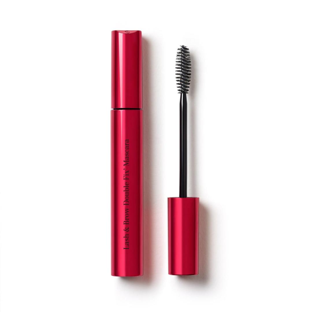 Clarins Lash & Brow Double Fix Mascara | 2-In-1 Waterproof Lash & Brow Setting Mascara | 12 Hour Hold | Protects, Nourishes and Conditions | Waterproof, Sweatproof and Smudgeproof | 0.2 Oz