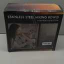 Mixing Bowls with Airtight Lids Set, 26PCS Stainless Steel Khaki Bowls with Grater Attachments, Non-Slip Bottoms & Kitchen Gadgets Set, Size 7, 4, 2.5, 2.0,1.5, 1QT, Great for Mixing & Serving