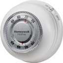 Honeywell Home CT87N1001 The Round Non-Programmable Manual Thermostat, Large, White