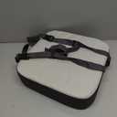 Toddler Booster Seat for Kitchen Chair, 3.5" Oxford Foam Cushion, Non-Slip Base, Adjustable Straps, Portable Dining Booster for Self-Feeding Toddlers at Home or on The Go (Dark Grey)