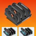 Charging Dock for Nintendo Switch 2 Joy-Con Controllers-4 in 1 Fast Charger Station, OmniCharge Design, LED Indicators & Overcharge Protection (Black)