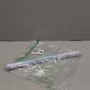 Coavas Window Privacy Film Frosted Glass Static Clings, Decorative Bathroom Door Window Covers Day and Night, Heat UV Blocking Anti-Glare Frosting Stickers for Christmas, 17.5 x 78.7 Inch, Pure