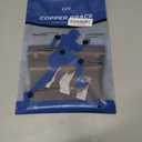 Copper Knee Braces for Men and Women (2 pack) -Knee Supports Copper Compression Knee Sleeve for Knee Pain, Arthritis, Sports and Recovery Support (X-Large), 2pack-Copper-Black