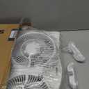 shinic Window Fan with Reversible Airflow Quiet, Twin 9" Blades, Full Remote Control, 3 Functions-3 Speeds, Bathroom Kitchen Window Exhaust Fan, Width Adjustable (From 23.5" to 37") ETL Certified (White)