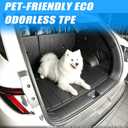 GYGY Cargo Mat Trunk Liner with Backrest Mats Fit for 2022-2025 2026 Hyundai Tucson (Gas Models Only, Not for Hybrid/PHEV), All Weather Waterproof TPE Rear Cargo Tray