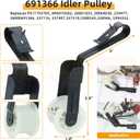WPW10314173 Roller Drum Support Kit with WP691366 Idler Pulley 341241 Dryer Belt WPW10359269 & WPW10359270 Dryer Drum Shafts Replaces W10314171 8066065 Dryer Belt for Whirlpool Maytag Dryers